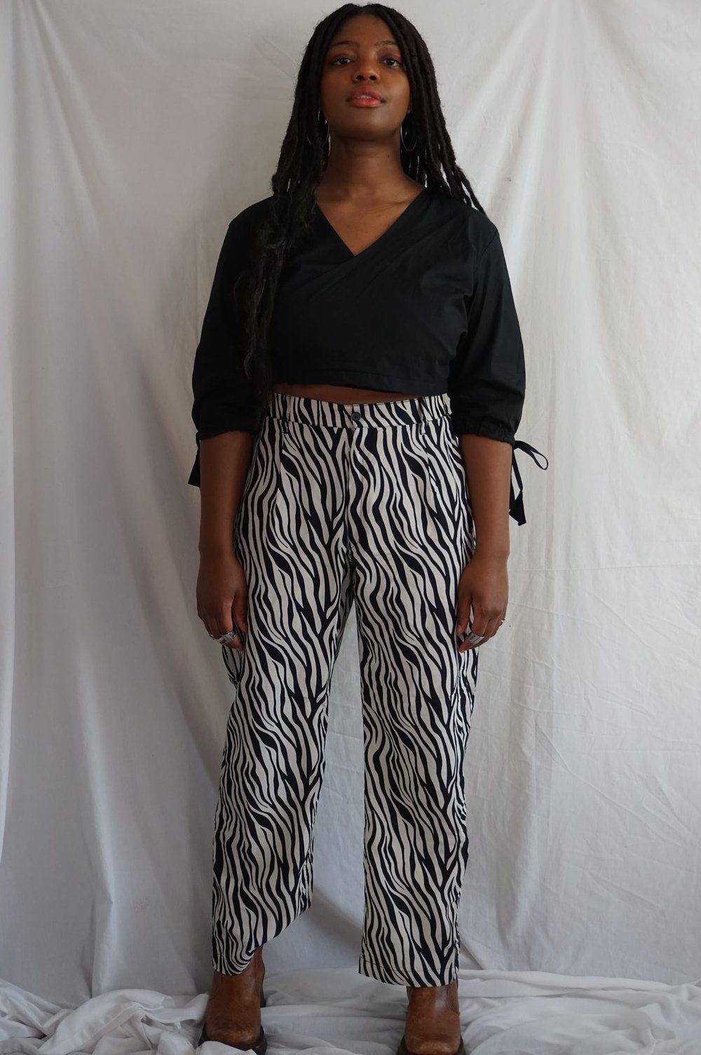 Zebra trousers hot sale